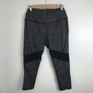 Torrid Mesh-Panel Charcoal Black Leggings